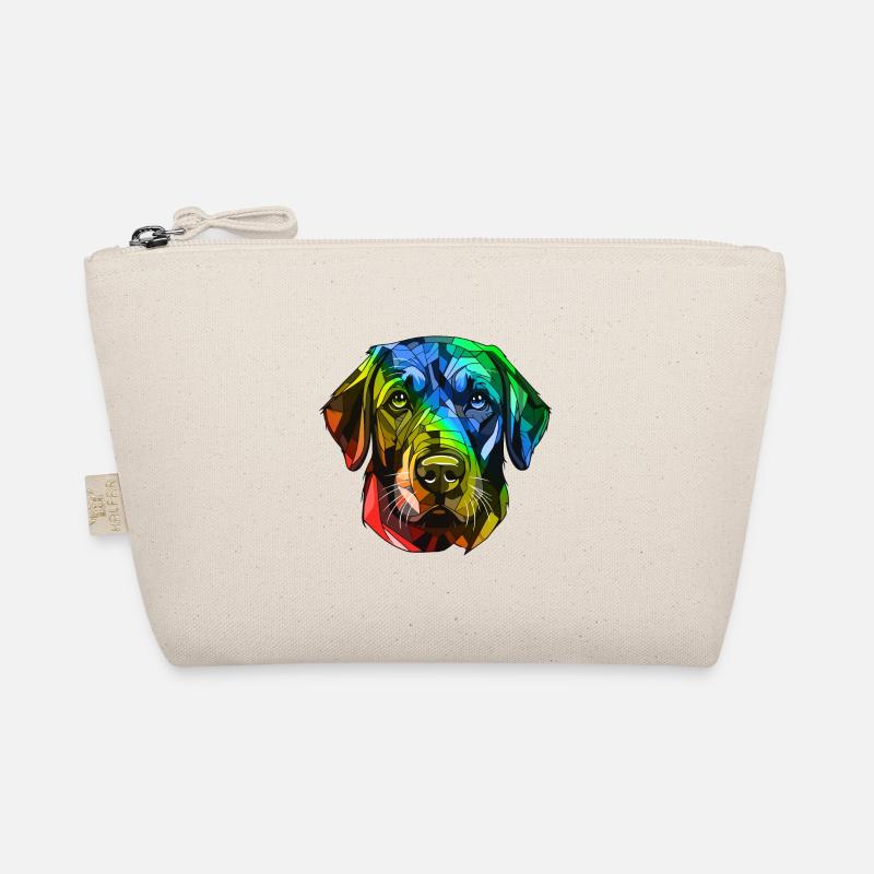 Labrador Hund Kopf Bunt Bio-Täschchen