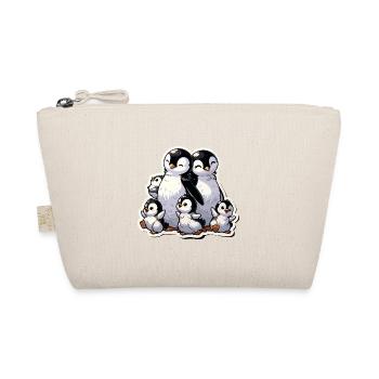 Petits pingouins Pingouin Famille Mignon - Trousse biologique - nature - Devant