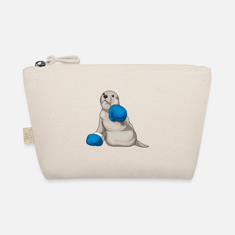Seehund Boxer Boxhandschuhe Boxen Bio-Täschchen