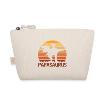 Papa Père Dino Dinosaure Papasaurus - Trousse biologique - nature - Devant