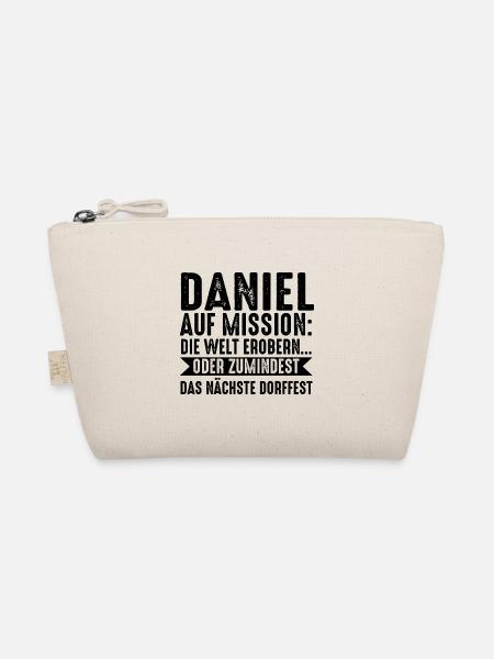 Prénom Daniel - Trousse biologique - nature - Devant