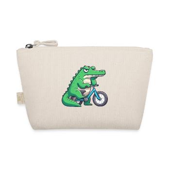 Drôle de crocodile sur le vélo ennuyeux - Trousse biologique - nature - Devant