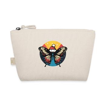 Butterfly Christmas Animal - Organic Pouch - nature - Front