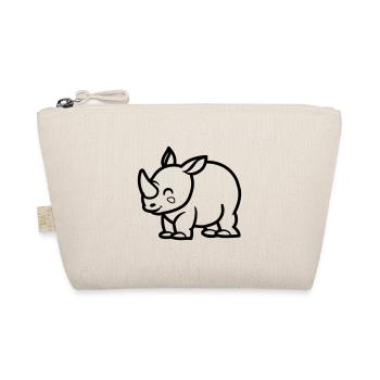 Rhinoceros - Organic Pouch - nature - Front