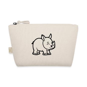 Rhinoceros - Organic Pouch - nature - Front
