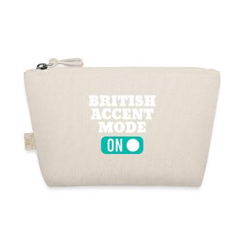 British accent mode for native English - Organic Pouch - nature - Front
