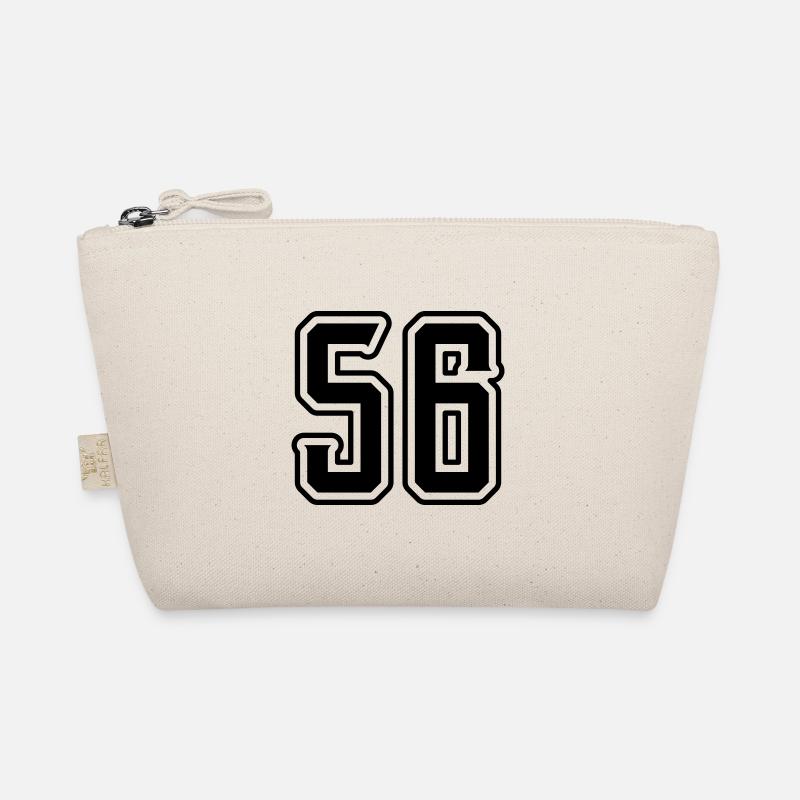 56 Number Symbol Organic Pouch