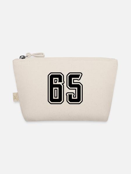 65 number symbol - Organic Pouch - nature - Front