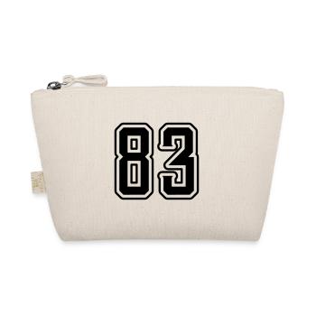 83 Number Symbol - Organic Pouch - nature - Front