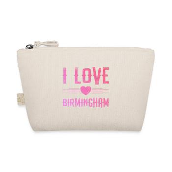 I Love Birmingham - Bio-Täschchen - Natur - Vorne