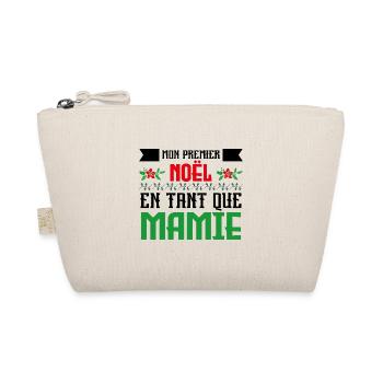 Premier noël en tant que mamie - Trousse biologique - nature - Devant