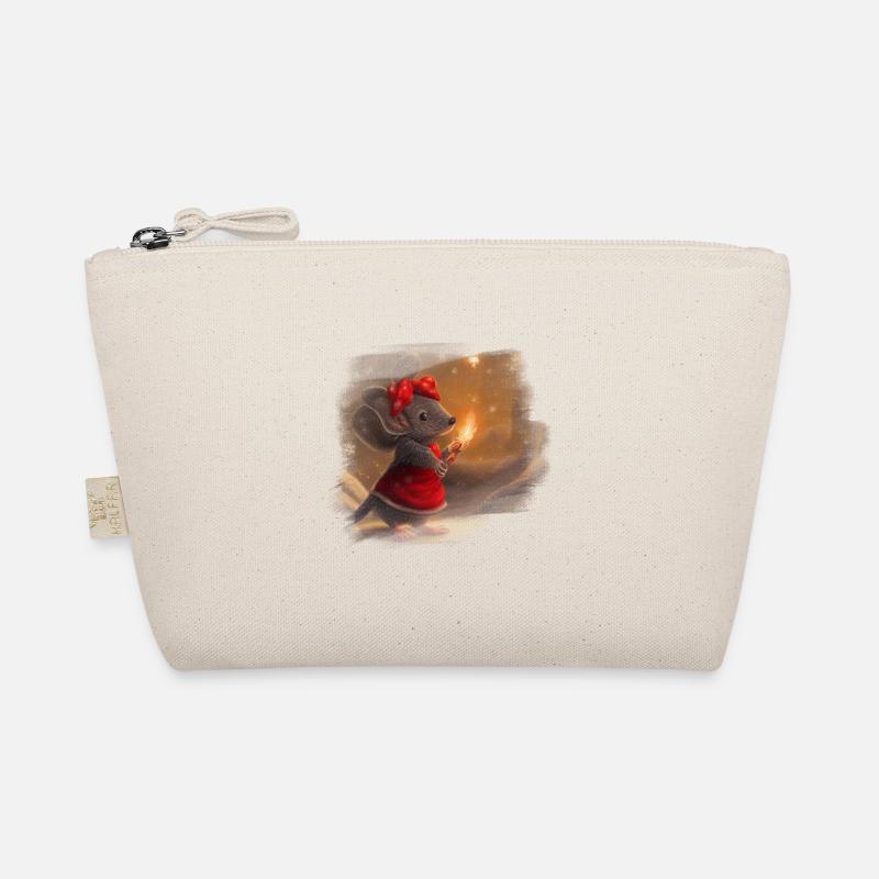 Maus Weihnachtsgeschenk Bio-Täschchen
