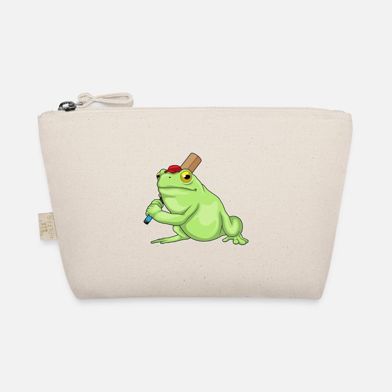 Frosch Cricket Cricketschläger Bio-Täschchen