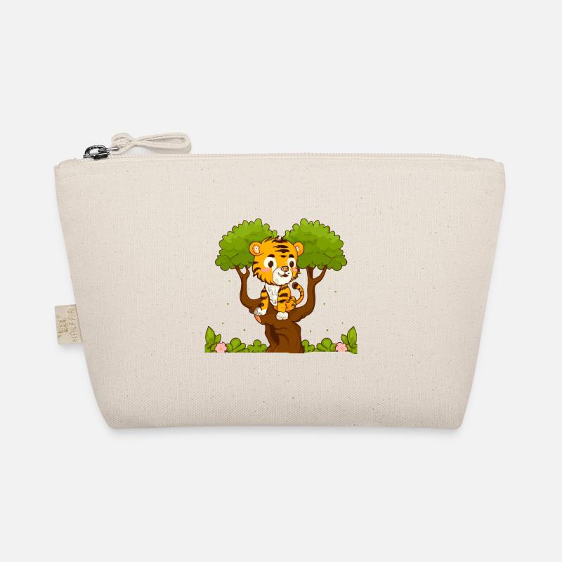 Tiger on a tree Organic Pouch