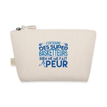 Basketball coach Cadeau coach Basketball ! - Trousse biologique - nature - Devant