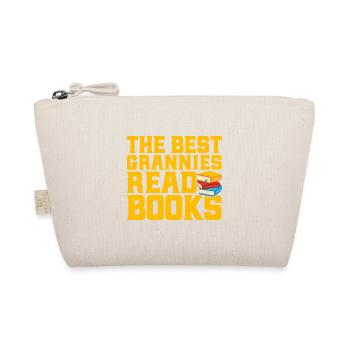 The best grandmothers read books Read book Gesc - Organic Pouch - nature - Front
