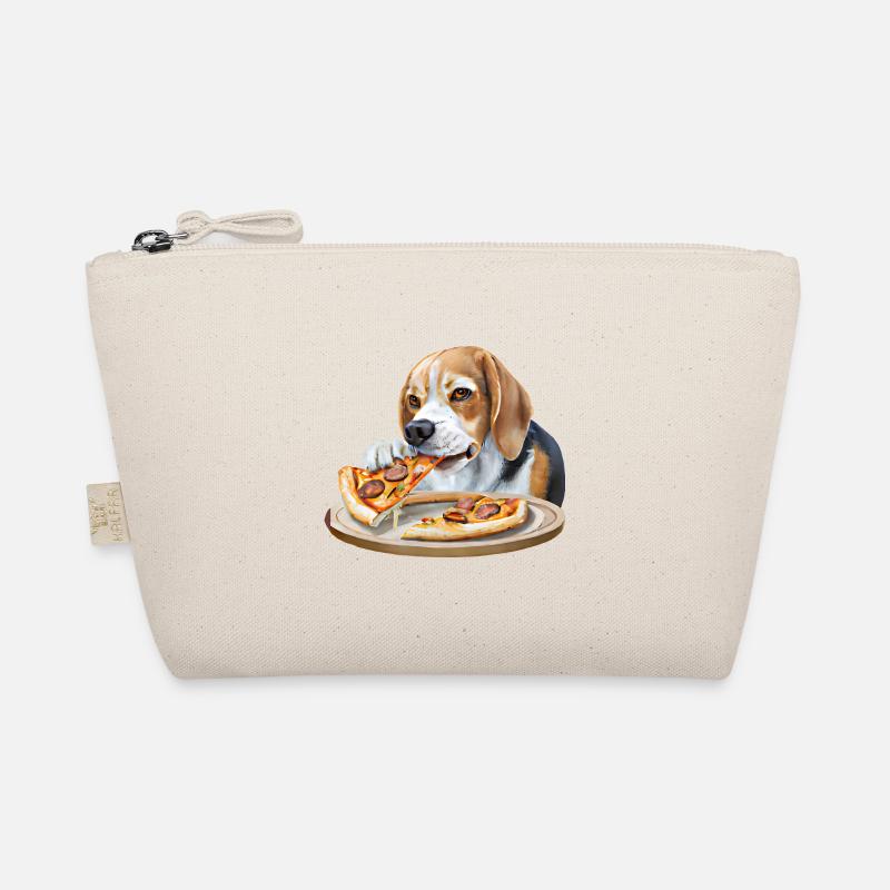 Pizza-loving Beagle Organic Pouch
