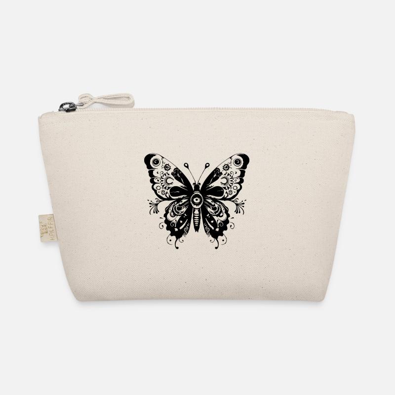 Papillon Mandala Boho - Trousse biologique - nature