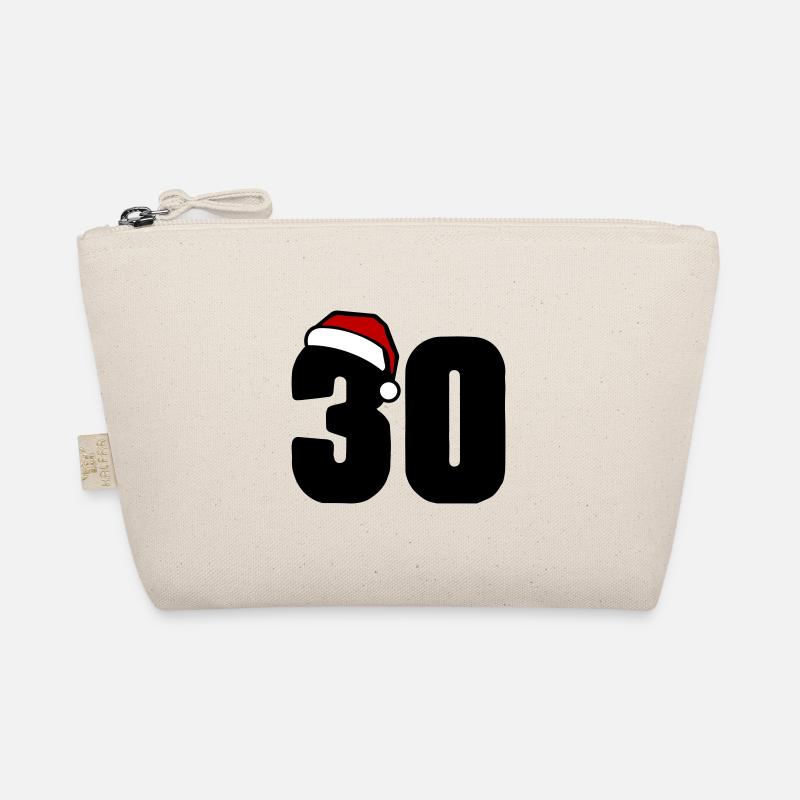30 Zahl Weihnachten Bio-Täschchen