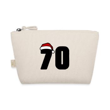 70 Number Christmas - Organic Pouch - nature - Front