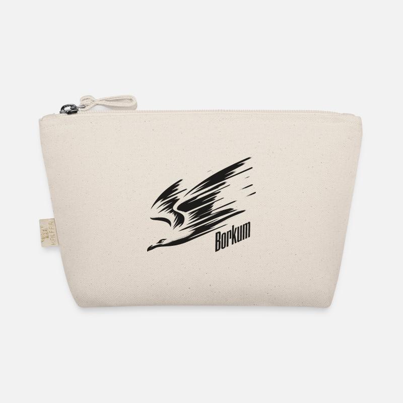 T-shirt de vacances Borkum Dive Low Flyer Seagull Trousse biologique
