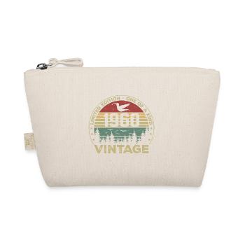 Vintage 1960's Original 1960's Retro Anniversary 1960's - Organic Pouch - nature - Front