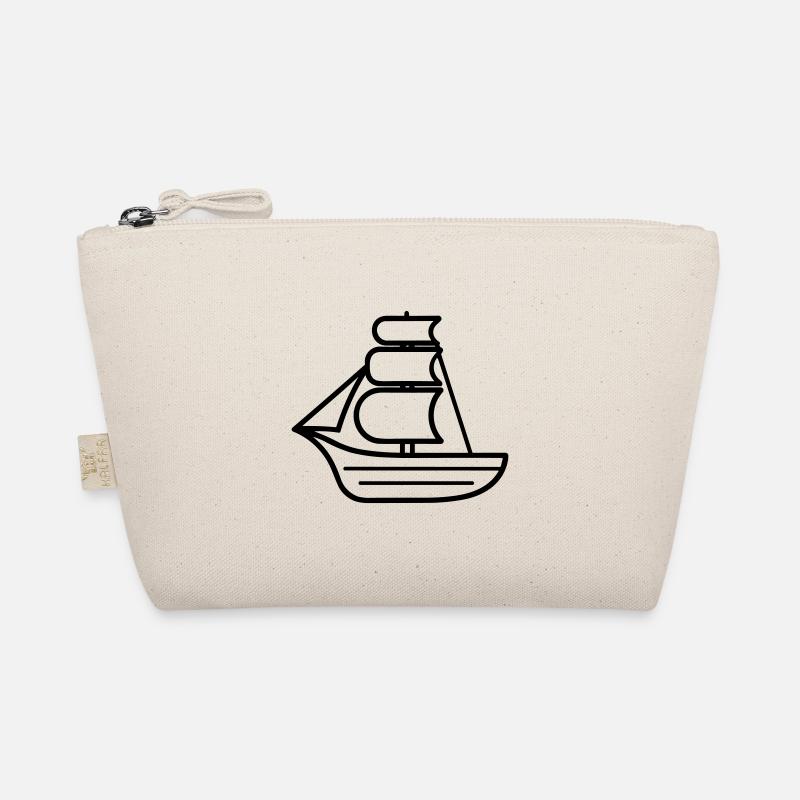 pirate ship Organic Pouch