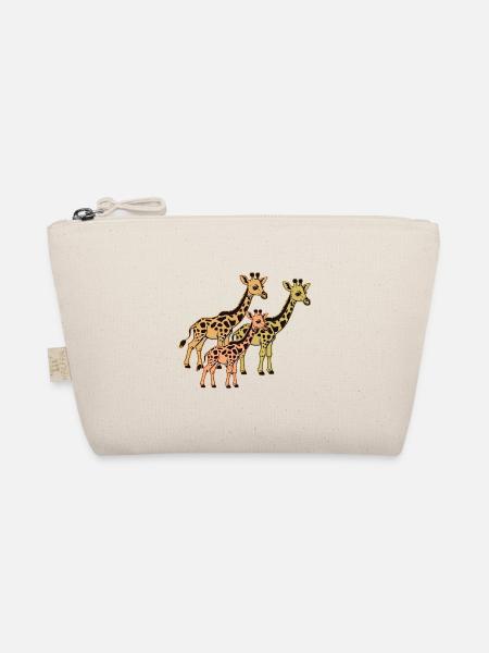 Giraffe Afrika Safari Giraffen - Bio-Täschchen - Natur