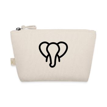 Elefant - Bio-Täschchen - Natur - Vorne