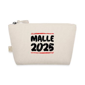 Malle 2025 Spruch - Bio-Täschchen - Natur - Vorne