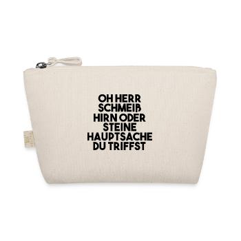 Lustige Sprüche Witzige Sprüche Geschenk - Bio-Täschchen - Natur - Vorne