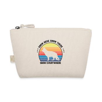 Military Design Police Dog German Shepherd - Organic Pouch - nature - Front