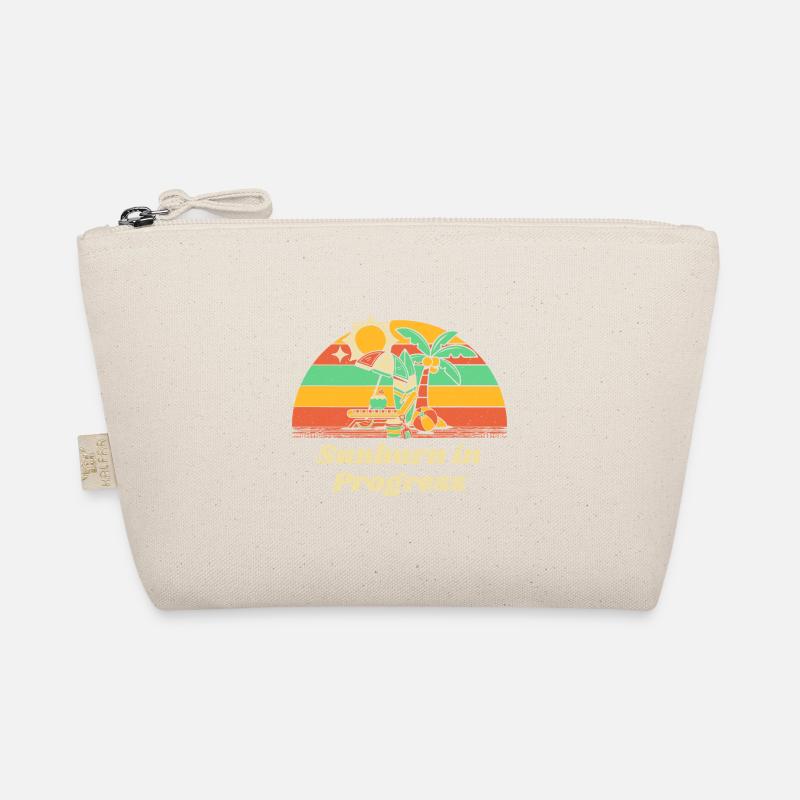 Sunburn in Progress Sunbathing Beach Tanning Organic Pouch