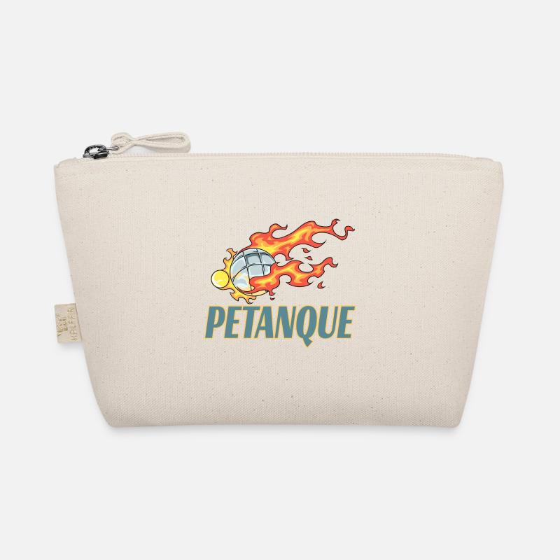 Petanque Petanque Geschenke für einen Petanque - Bio-Täschchen - Natur