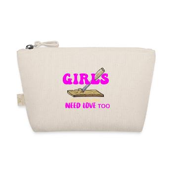 Les filles woodwork ont aussi besoin d’amour féminin - Trousse biologique - nature - Devant