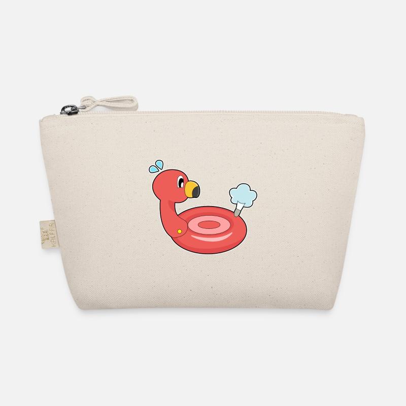 Flamingo Luftmatratze Bio-Täschchen