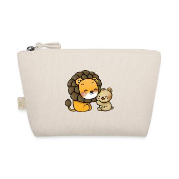 Lion câlins ours - Trousse biologique - nature - Devant