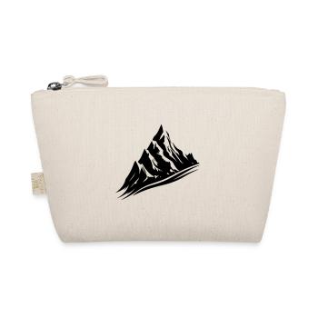 Mountains Silhouette Nature Symbol - Organic Pouch - nature - Front