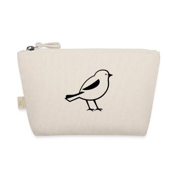 Little bird - Organic Pouch - nature - Front