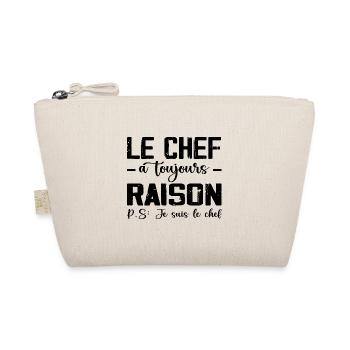 Le Chef a Toujours Raison 👑 - Trousse biologique - nature - Devant