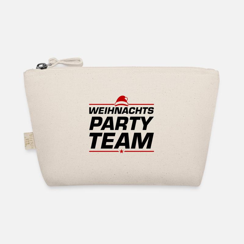 Weihnachts Party Team - Bio-Täschchen - Natur