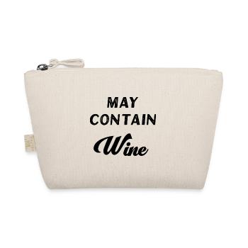 May Contain Wine - Bio-Täschchen - Natur - Vorne