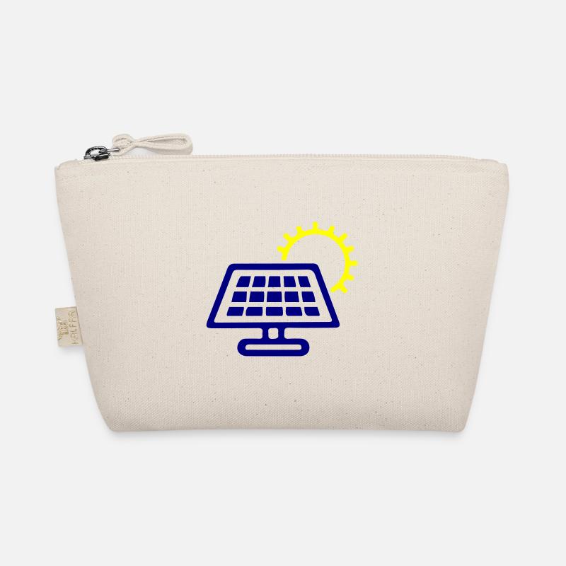 Photovoltaik Solar Energie - Bio-Täschchen - Natur
