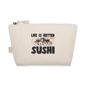 Amateur de cuisine japonaise Life est meilleur avec des sushis - Trousse biologique - nature - Devant