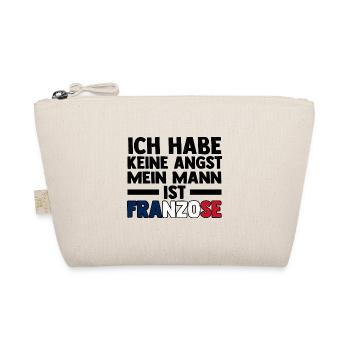 Franzosen Französisch Frankreich - Bio-Täschchen - Natur - Vorne
