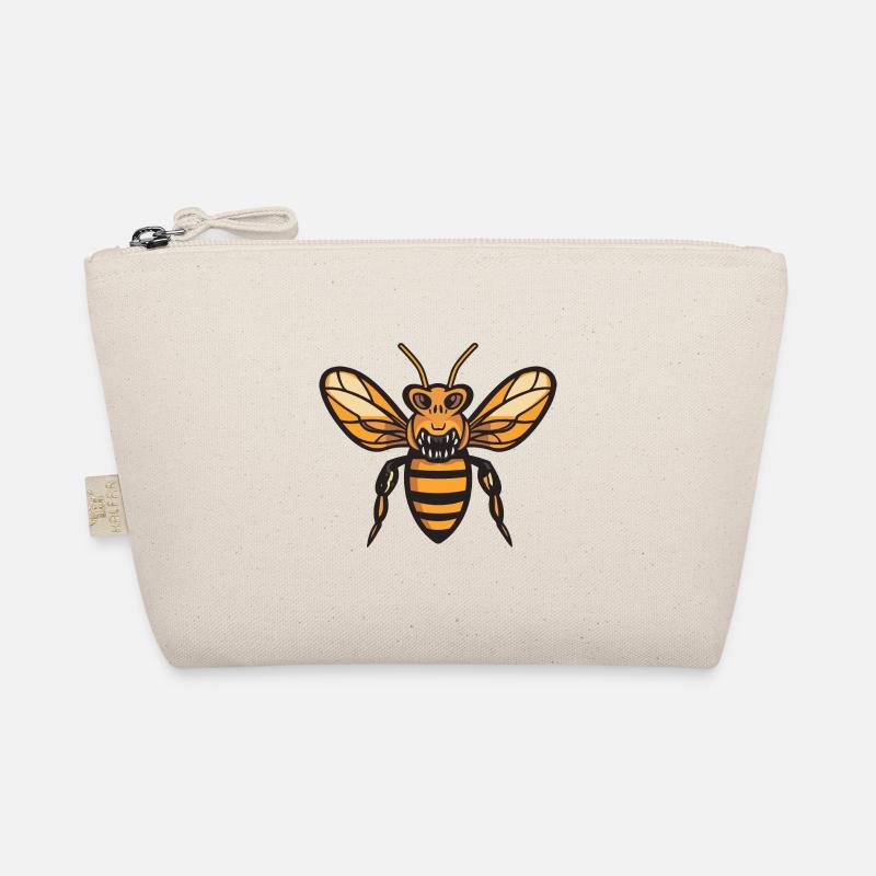Bee Halloween Comic Funny Organic Pouch