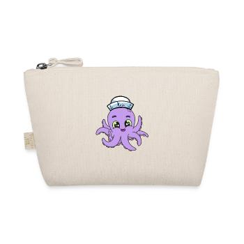 Octopus Octopus Maritime Fish Pisces Kids Baby - Organic Pouch - nature - Front