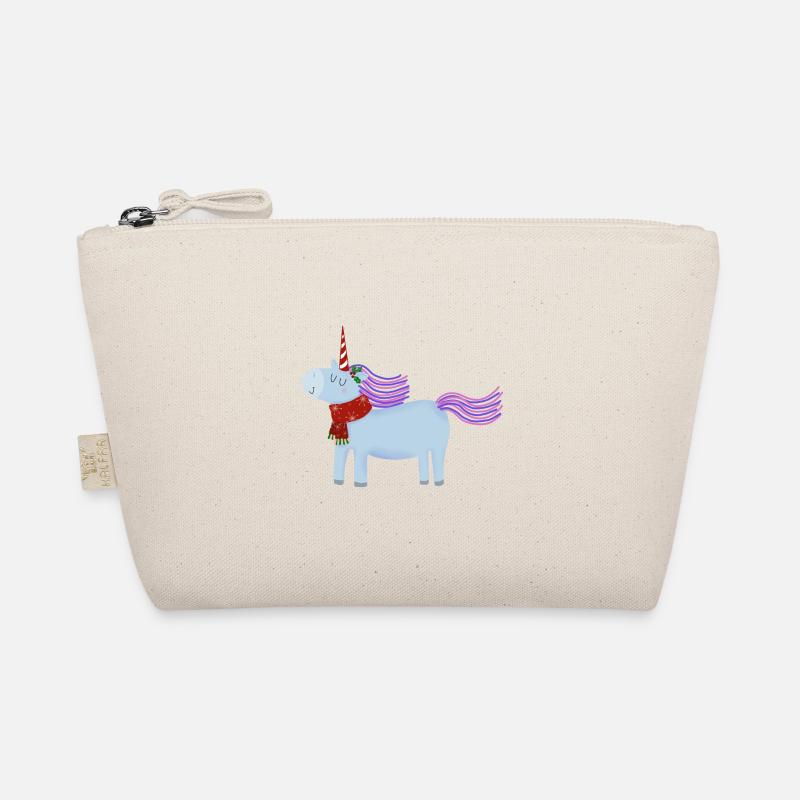 Licorne de Noël avec écharpe Trousse biologique