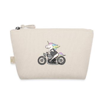 Unicorn motorbike - Bio-Täschchen - Natur - Vorne