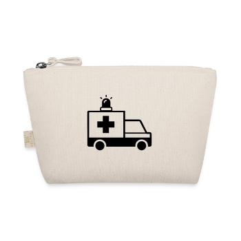 Krankenwagen Ambulance - Organic Pouch - nature - Front